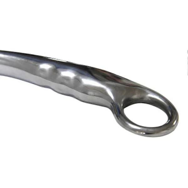 Professional Long Handle Shoehorn - Solid Metal Construction. Suitable for Seniors, Men, and Women.
