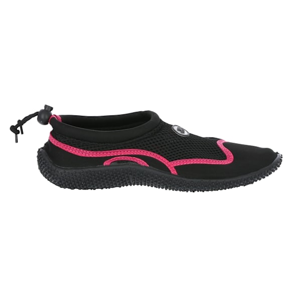 Trespass Paddle Aqua Badskor för Vuxna Unisex 6 UK Svart/Hallon Black/Raspberry Black/Raspberry 6 UK