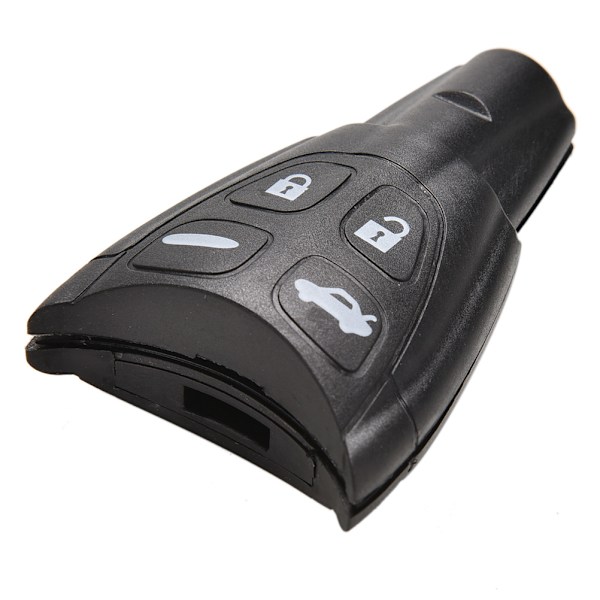 4-knapps fjernkontrollhus Case Fob og blad for SAAB 93 95
