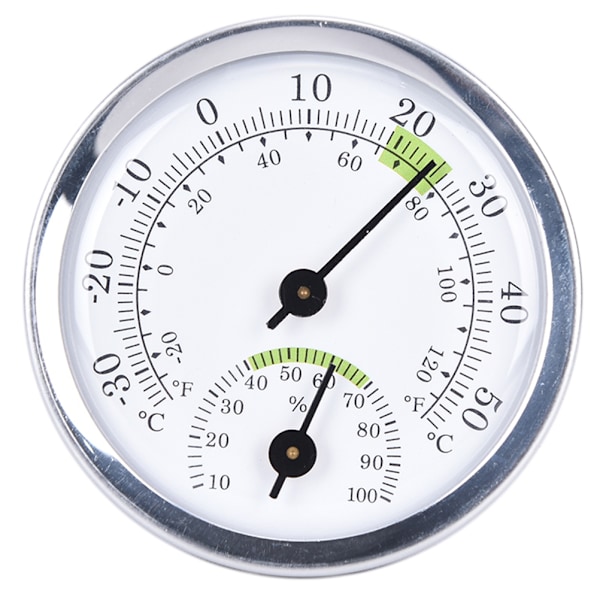 Analog Indendørs Luftfugtighed Temperaturmåler Termometer