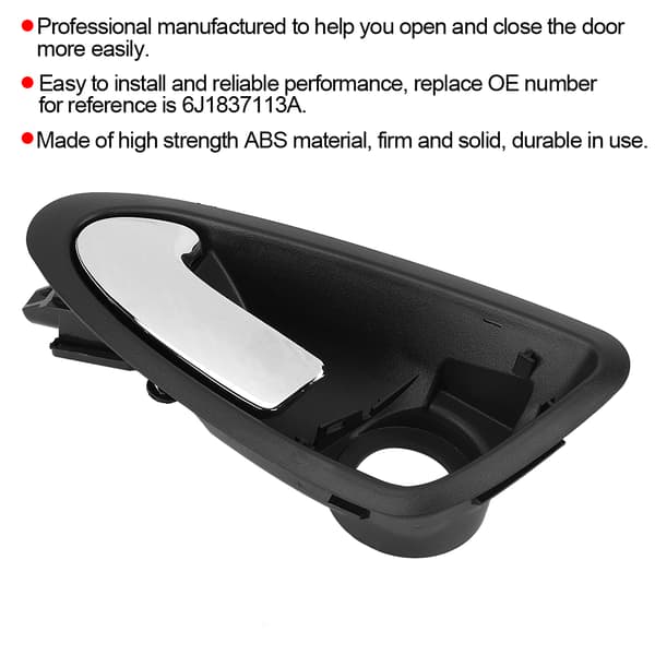Seat Ibiza 2009-2017 Left Front Inner Door Handle 6J1837113A