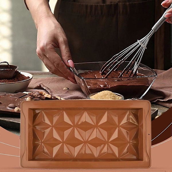 Dybe Chokoladeforme | Silikon Chokoladeform | Varmebestandig Chokoladeform | Multifunktionel Chokoladeform til Dessert