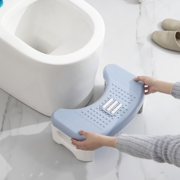 Taitettava Vessanjakkara, Squat-Jakkara, Potta Askelsilta white