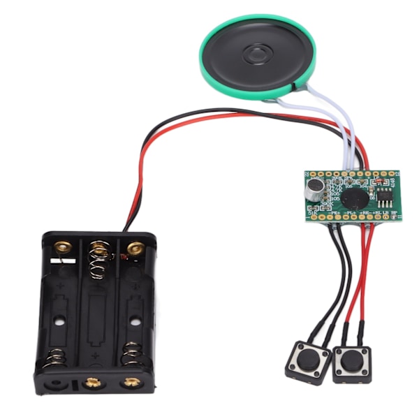 4 minut lydmodul knappkontroll DIY musikkort lydinnspilling chip for DIY lydkort julegavebokser