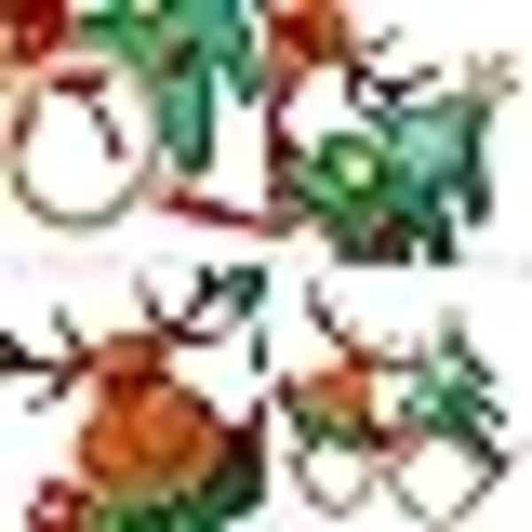 /#/12 stiler julegavebriller ram juledekorasjon/#/
