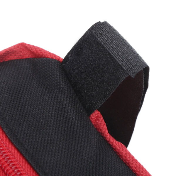 Pyörän Kolmiolaukku Nylon Maastopyörän Kolmio Satulatolpan Runko Laukku Vesipullolle Pienten Tavaroitten Säilytys Punainen