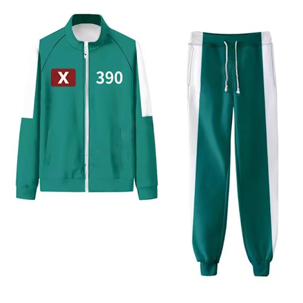 Squid Game 2 Karaktär 456 Kostym Hoodie 390[GPA] 390 4XL