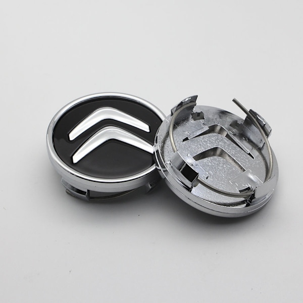 4 × 60mm Navkapsler til Citroen C3 C4 C5 Elysee Berling