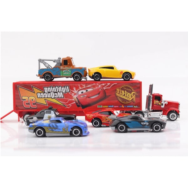 7st Lightning McQueen Jackson Storm Cruz Mater k Uncle Truck Diecast Meta