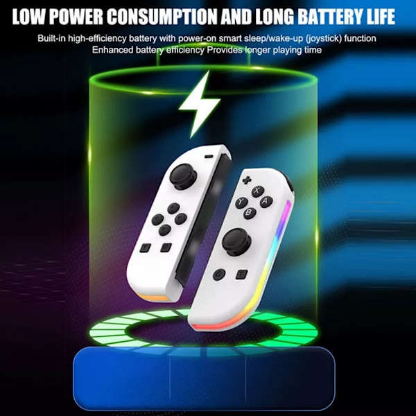 Trådlöst par spelkontroller för Nintendo Switch, vänster och höger, joystick Pikachu
