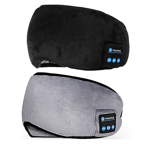 Langaton Bluetooth-stereonauhakkuiset kuulokkeet, unimaski, harmaa gray