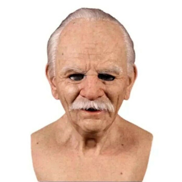 Halloween Latex Mask för Vuxna Huvudbonader Cosplay Fest Dekorationer B B