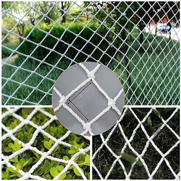 Sikkerhedsnet til børn Bygge Reb Anti-fald Net Nylon Net Altan Vindue Trappe Beskyttelse Sikker Hegn Baby Kat Hund 0.5x5m