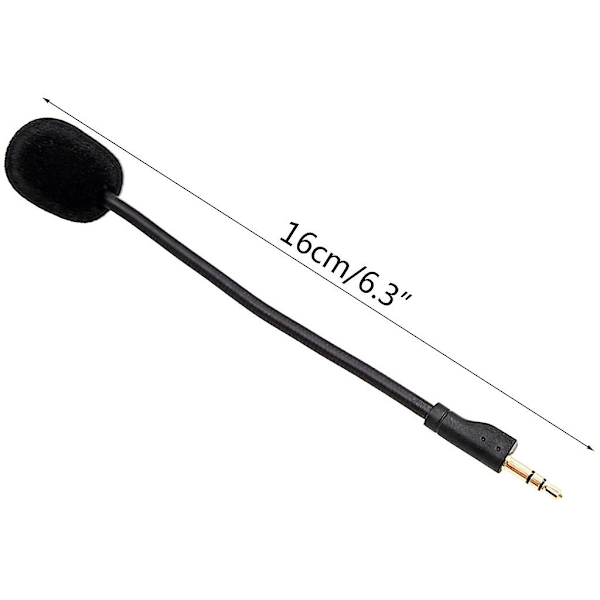 Mikrofon til Logitech G Pro / G Pro X Gaming Headset, Aftagelig mikrofonarm
