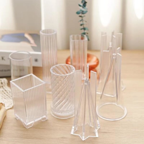 Lysformer Lys Stearinlys DIY Støbeforme i Silikonform bord lampe