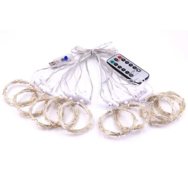 Ljusgardin LED 3X3M - varmvit
