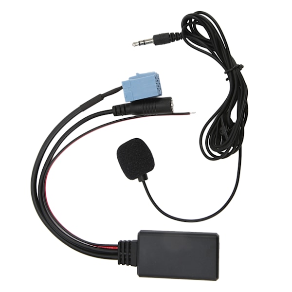 Bluetooth 5.0 AUX IN-kabel 3,5 mm stik ISO 8Pin 7 607 897 093 Håndfri mikrofonerstatning til Bora til Blaupunkt 0.1