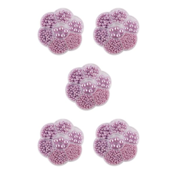 1/2/3/5 1150 st DIY-pärlor för att göra vackra smycken - Lila purple 5PCS