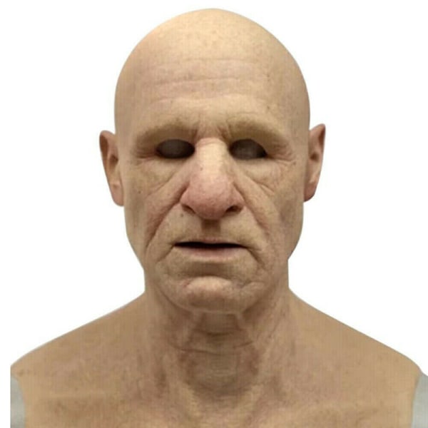 Halloween Latex Mask för Vuxna Huvudbonader Cosplay Fest Dekorationer B C
