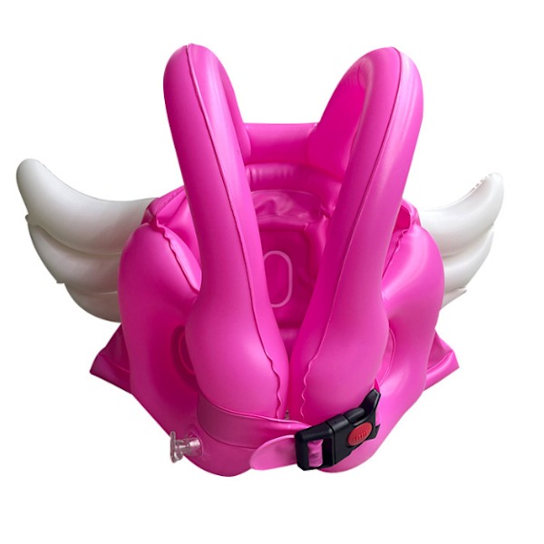 Simväst, Uppblåsbar Pool Floats Simring Rosa pink M