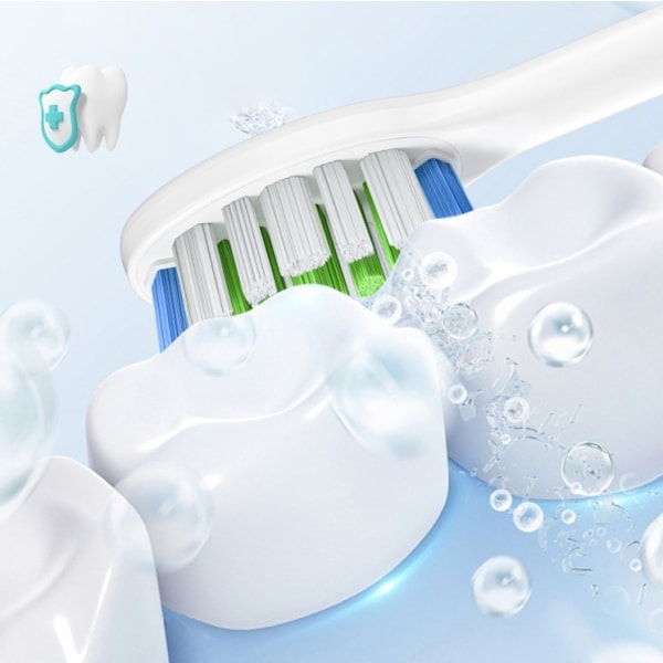 TG-paket med 10 svarta borsthuvuden för Philips HX6 Sonic elektriska tandborstar