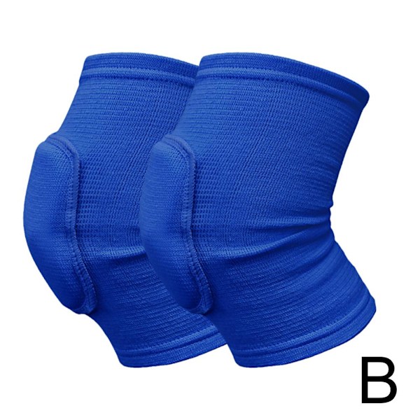 Svamp Sport Knäskydd Dans Volleyboll Basket Dans Kneeli blue S