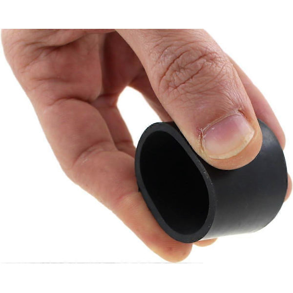 16-pak gummimøbelfødder til borde og stole - 28 mm sort 28 mm Black