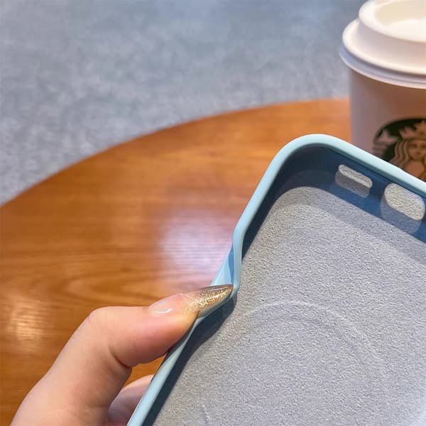 Magnetisk flydende silikonecover kompatibel med iPhone 17 Pro Max Style 12