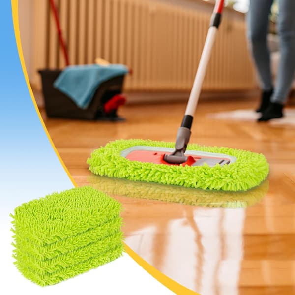 Gjenbrukbare mikrofiber tørrmoppputer for våtmopper kompatible med Swiffer Sweeper
