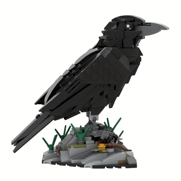 MOC Korpsbyggstenar Set Djurmodell Fågelklossar Present till Barn och Samlare 357pcs