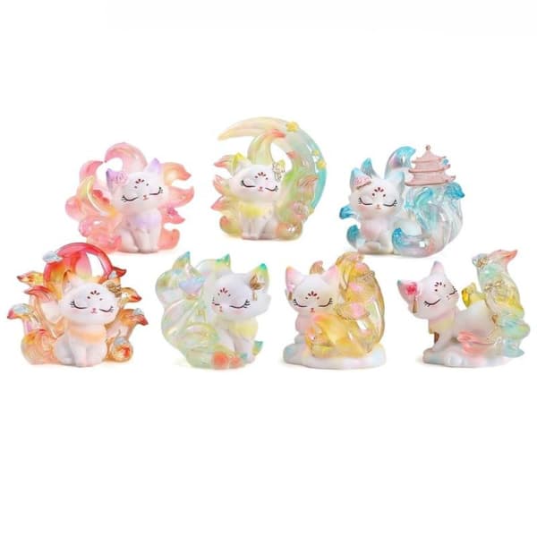 e Nine-Tailed Fairy Fox Mystery Box Blind Boxes Samlerlegetøj 1 Box Random