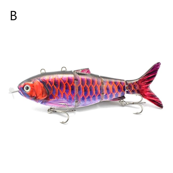 Självsimmande Fiskedrag USB Uppladdningsbart B