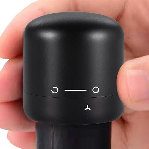 Vinflaskepropper, sett med 3 black