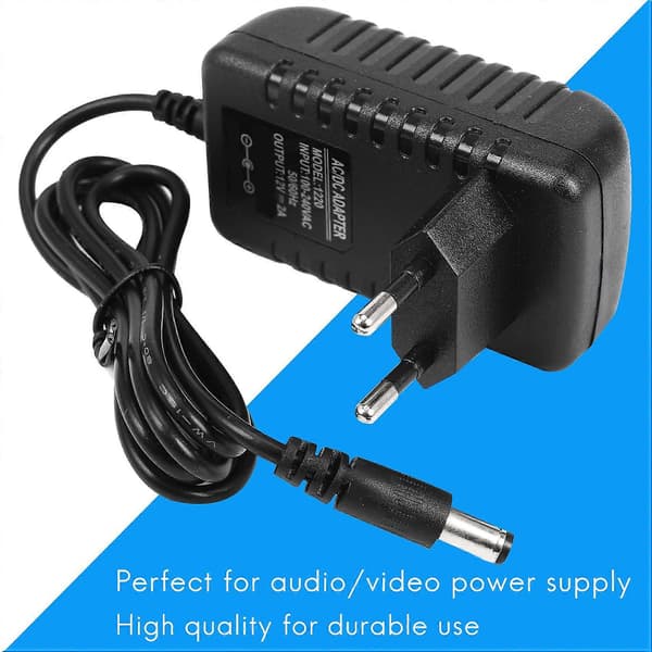 12V 2A AC/DC strømadapter for 5050 3528 LED-strips EU-plugg[GPA]