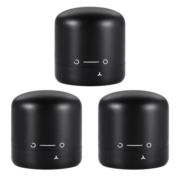 Mordely 3x viinipullon sulkija black