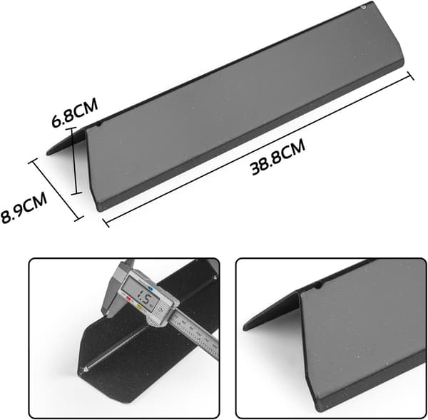 Grillbrænder og Flavorizer Bars til Weber Spirit I & II 200-serien 7635-3PCX -