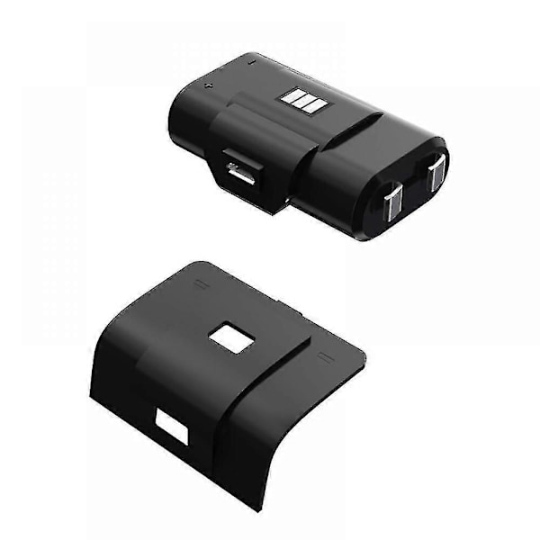 Xbox Series X-kontroll Play and Charge-kit med 1100 mAh laddningsbart batteri - 2-pack Black