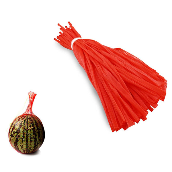 100 stk. gjenbrukbare nettingposer, 30 cm stor nettingpose, svært egnet for frukt, grønnsaker, sjømat og barn