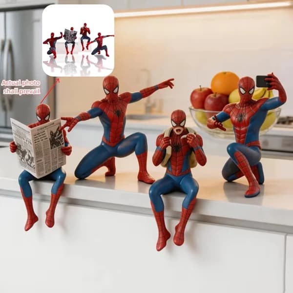 Marvel Spiderman Hæklenål & Garn Håndværkssæt – 4-delt sæt til børn og fans