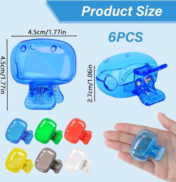 Electric Toothbrush Protective Cover - 6 Pieces - Toothbrush Holder - Toothbrush Head Protective Cover - Toothbrush Head Protector