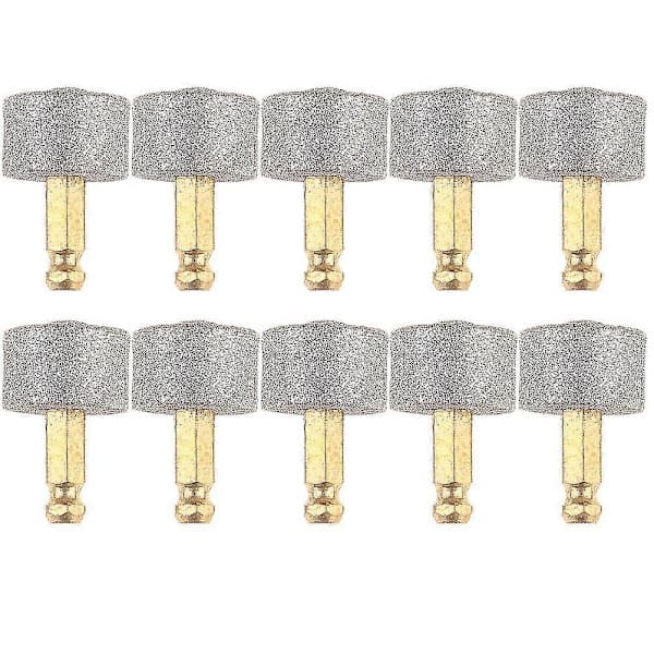 10 stk. hundeklokvernhjul erstatningsslipehode erstatningshode Grey 10pcs