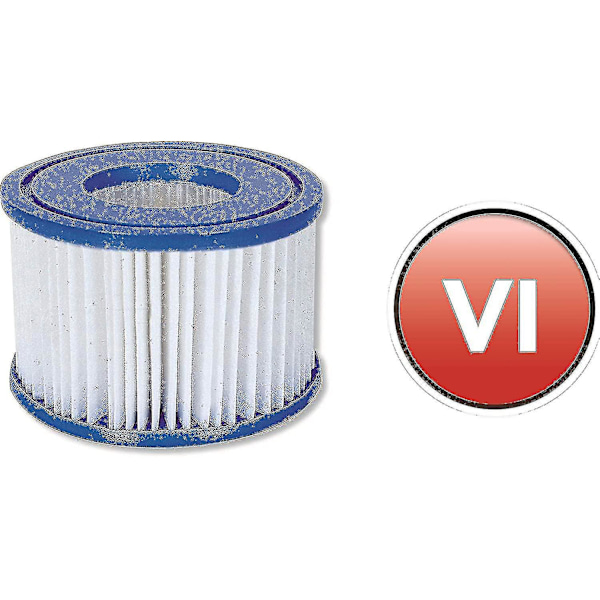 Lay-Z-Spa Suodatinpatruuna Kaikkiin Lay-Z-Spa malleihin - 6 x tuplapakkaus (12 suodatinta)