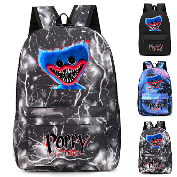 Poppy Playtime Huggy Wuggy -reppu lapsille, koululaukku 2