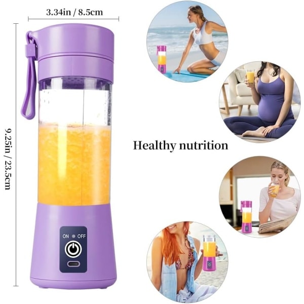 Bærbar blender til shakes og smoothies