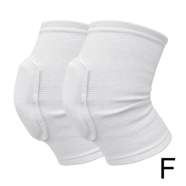 Svamp Sport Knäskydd Dans Volleyboll Basket Dans Kneel white L