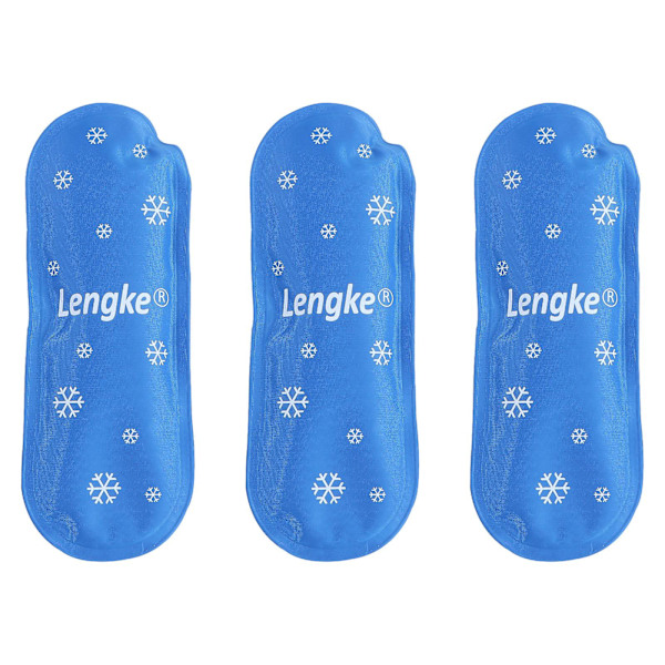 3 st Återanvändbara Insulin Kylväskor Medicinsk Gel Kylklamp Bärbar Isomslag Nylon Ispaket 17,5 x 6,5 cm 17.5X6.5cm