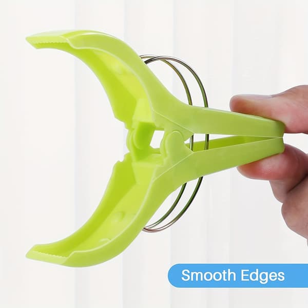 Campingclips Sæt 9 stk. - Vindtætte Håndklædeclips & Madforseglingsclips 9pcs Multicolor