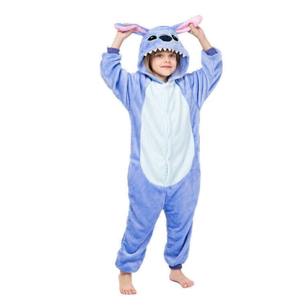 Cosplay Kostym Dräkt Stitch Pyjamas 120CM 120cm