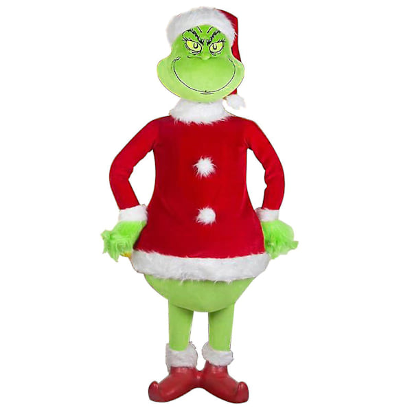 Jul Grinch docka dekorationer 23,6 tum stor plyschdocka juldekoration presenter till jul