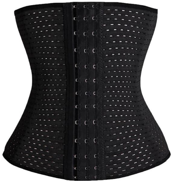 Elastinen WaistTrainer-korsetti - Musta (S -XL) S s